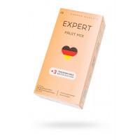 Презервативы EXPERT Fruit Mix Germany 12шт +(3 бесплатно)., фруктовые ароматизированные
