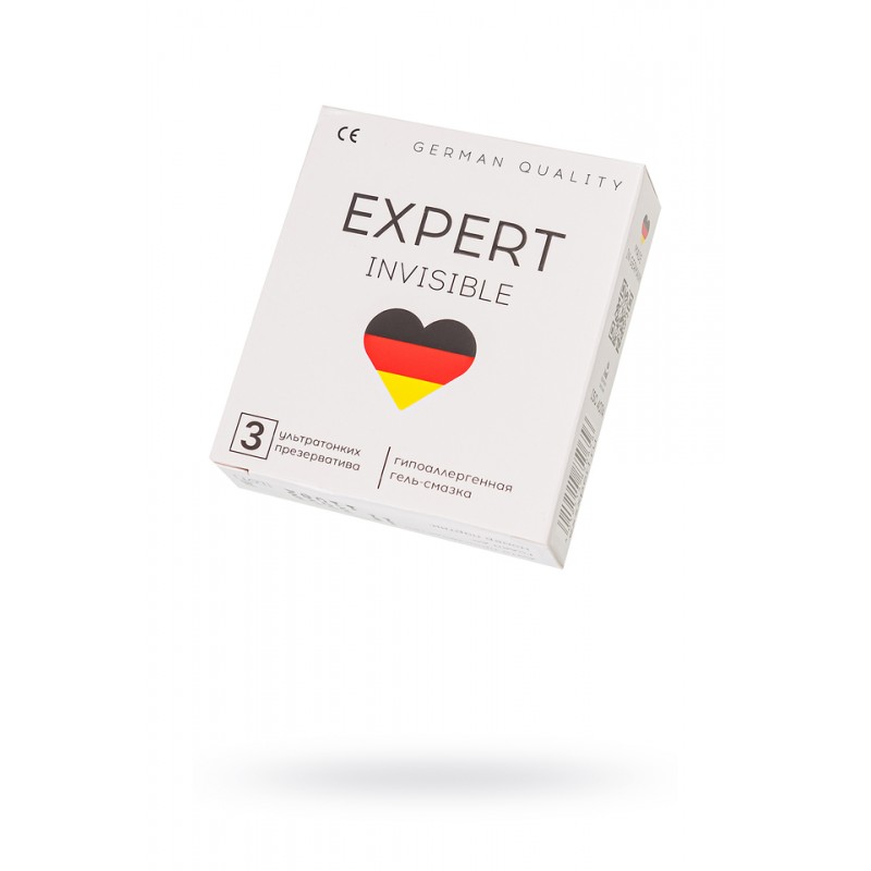 Презервативы EXPERT Invisible Germany 3 шт. (ультратонкие)