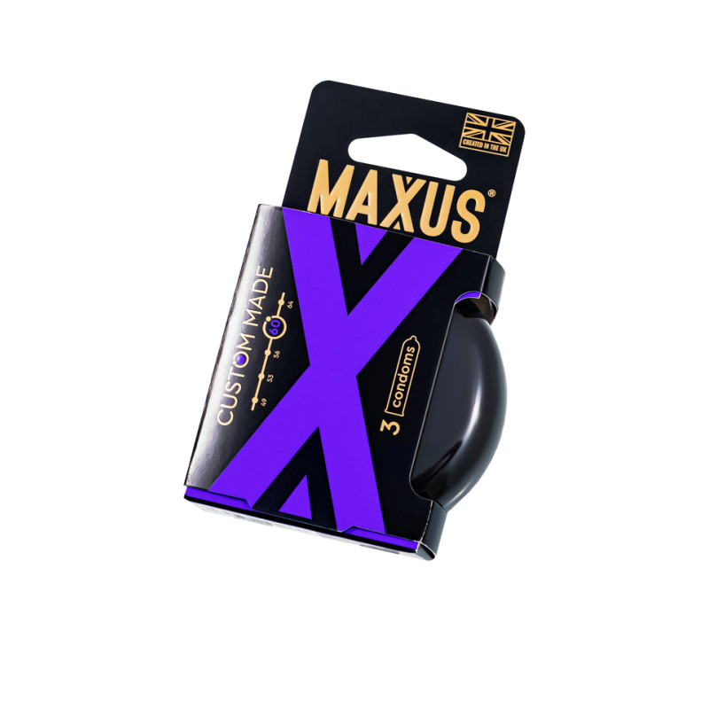 Презервативы Maxus Custom Made 60 гладкие X-Edition, 3 шт