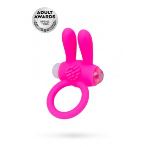 Эрекционное кольцо на пенис TOYFA A-Toys  , Силикон, Розовый, Ø2,5 см с ушками