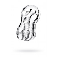 Мастурбатор нереалистичный Lingam by TOYFA  Indira , TPE, Прозрачный, 14 см