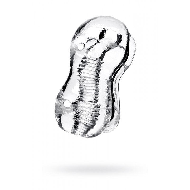 Мастурбатор нереалистичный Lingam by TOYFA  Indira , TPE, Прозрачный, 14 см