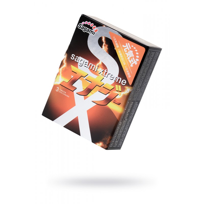 Презервативы латексные Sagami Xtreme Energy №3