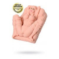 Мастурбатор реалистичный KOKOS ERICA, TPR, телесный, 18 см