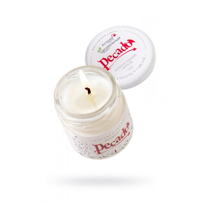 Массажная свеча Кокосовый Крем Pecado BDSM 30 мл