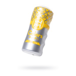 Мастурбатор нереалистичный, Colors Frill Yellow, MensMax, TPE (иной угол)