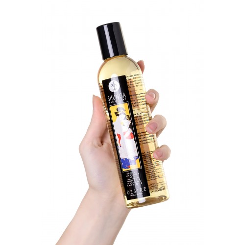 Масло для массажа Shunga Desire, натуральное, возбуждающее, с ароматом ванили, 250 мл