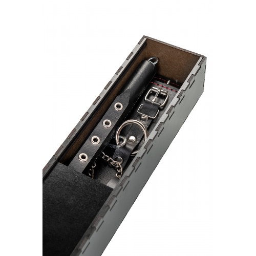 Бандажный набор 3 точки фиксации Pecado BDSM (большая распорка, оковы, наручники, ошейник с кольцом