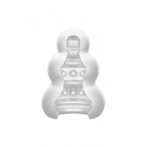Мастурбатор нереалистичный MensMax Pucchi Combo, TPE, белый, 6,5 см