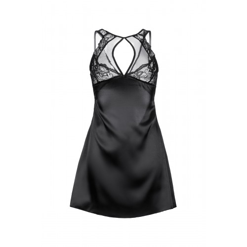 Комбинация Candy Girl с открытой спиной и стринги , чёрные, OS