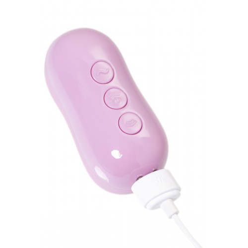 Вакуум-волновой бесконтактный стимулятор клитора Satisfyer Cotton Candy, силикон, фиолетовый