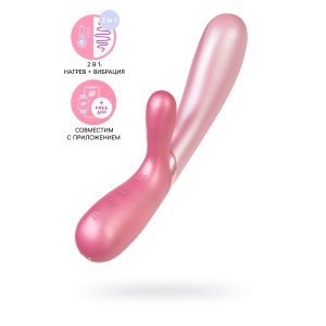 Вибратор Satisfyer Hot Lover с клиторальным стимулятором, розовый Вибратор Satisfyer Hot Lover с клиторальным стимулятором, розовый (иной угол)