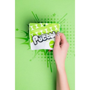 Мастурбатор нереалистичный MensMax Pucchi Combo, TPE, белый, 6,5 см (иной угол)