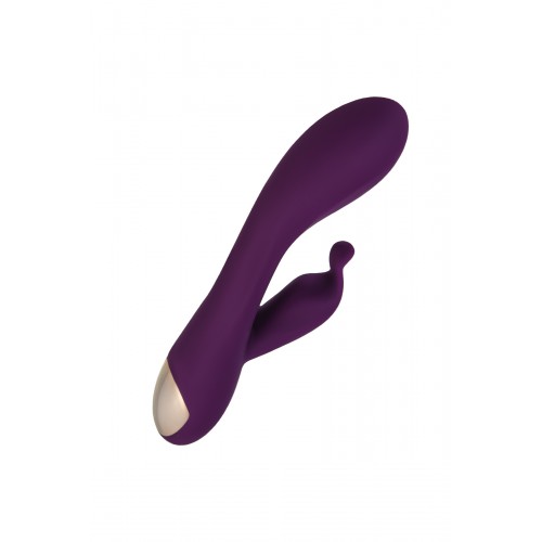 Вибратор для точки G с клиторальной стимуляцией Let it G, G-Spotter, силикон, фиолетовый, 19,5 см