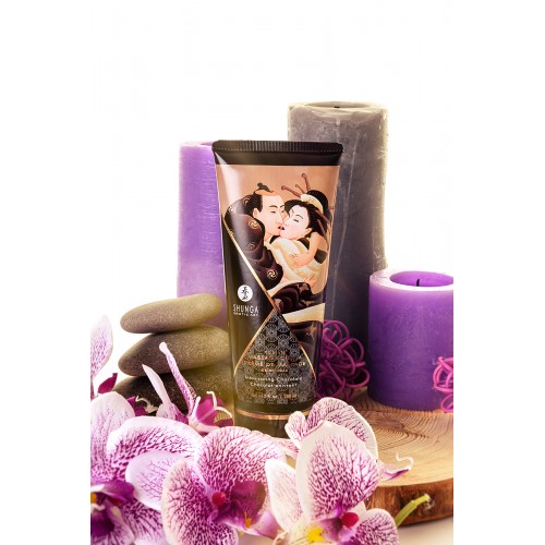 Массажный крем Shunga Intoxicating Chocolate, съедобный, со вкусом шоколада, 200 мл