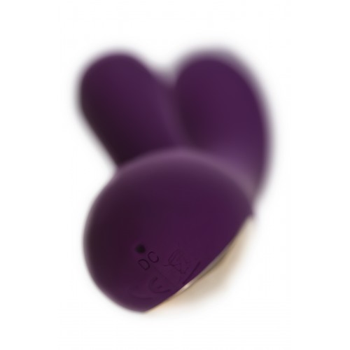 Вибратор для точки G с клиторальной стимуляцией Let it G, G-Spotter, силикон, фиолетовый, 19,5 см