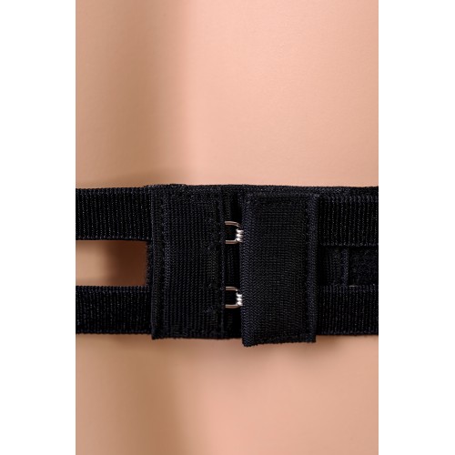 Бюстгальтер и трусики Candy Girl Tatiana черные, OS