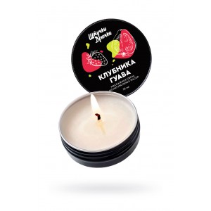 Массажная свеча Штучки-дрючки «Клубника и гуава», 25 мл (иной угол)