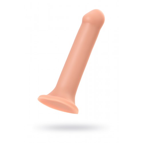 Ремневой нереалистичный страпон на присоске Strap-on-me, XL, силикон, телесный, 20 см