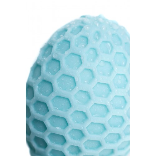 Мастурбатор A-Toys Pufl, бирюзовый, ТРЕ, 6 см Ø 2,7 см