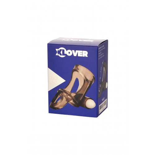 Эрекционное кольцо на пенис TOYFA XLover  , Термопластичный эластомер (TPE), чёрный, 7 см