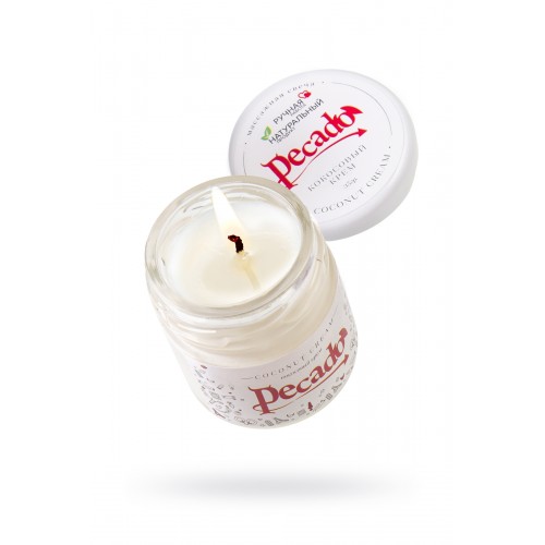 Массажная свеча Кокосовый Крем Pecado BDSM 30 мл