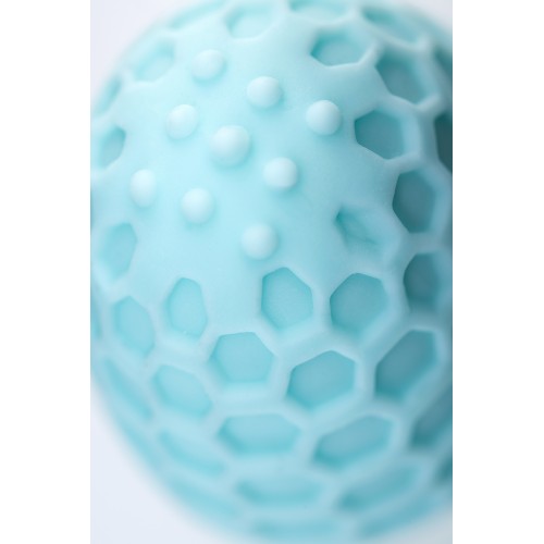 Мастурбатор A-Toys Pufl, бирюзовый, ТРЕ, 6 см Ø 2,7 см