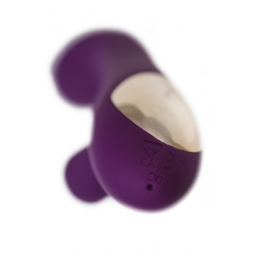 Вибратор для точки G с клиторальной стимуляцией Let it G, G-Spotter, силикон, фиолетовый, 19,5 см