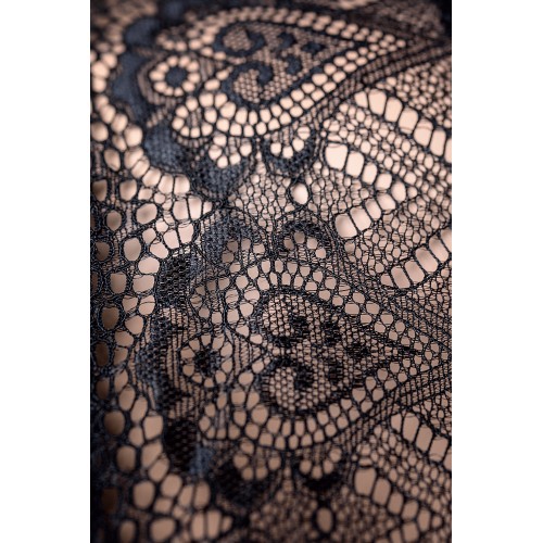 Платье Candy Girl с открытой спиной и стринги, чёрные, XL