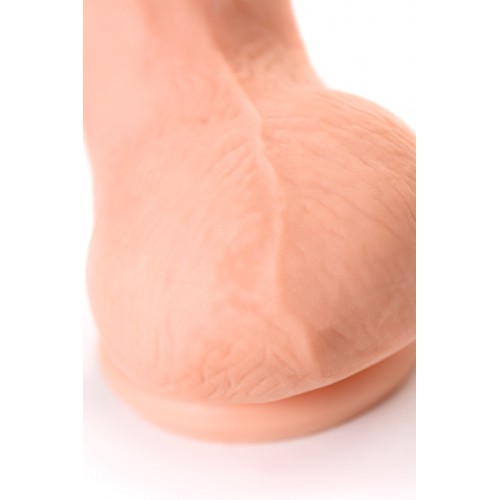 Реалистичный фаллоимитатор RealStick Elite Oliver, TPR, телесный, 18,5 см