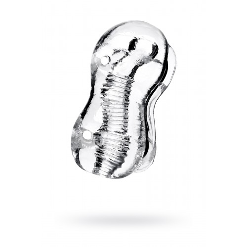 Мастурбатор нереалистичный Lingam by TOYFA  Indira , TPE, Прозрачный, 14 см