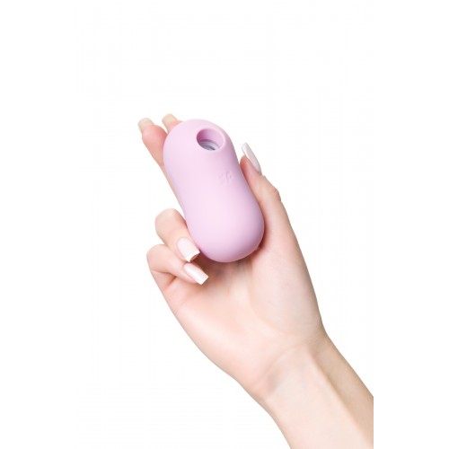Вакуум-волновой бесконтактный стимулятор клитора Satisfyer Cotton Candy, силикон, фиолетовый