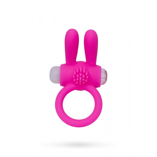 Эрекционное кольцо на пенис TOYFA A-Toys  , Силикон, Розовый, Ø2,5 см с ушками