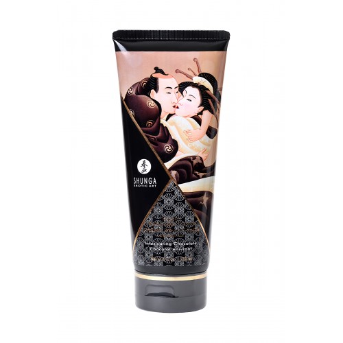 Массажный крем Shunga Intoxicating Chocolate, съедобный, со вкусом шоколада, 200 мл