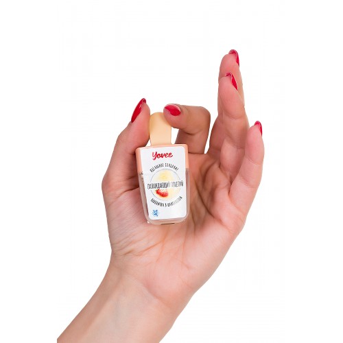 Бальзам для губ Yovee by Toyfa «Охлаждающий поцелуй» со вкусом пьяной клубнички, 5,5 мл
