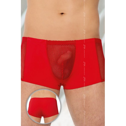 Шорты мужские с сеткой SoftLine Collection, красный, L