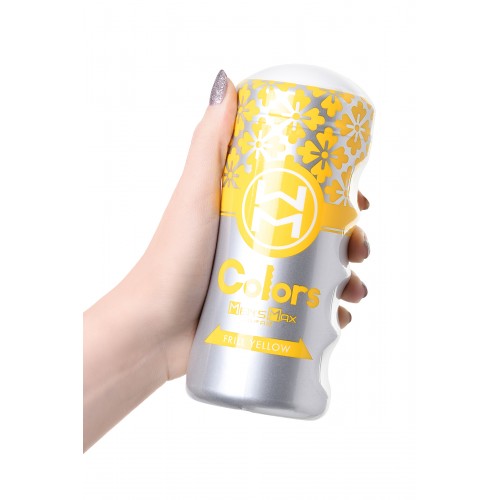 Мастурбатор нереалистичный, Colors Frill Yellow, MensMax, TPE