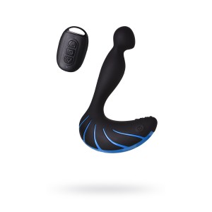 Стимулятор простаты Erotist Third, силикон, чёрный, 15,7 см (иной угол)