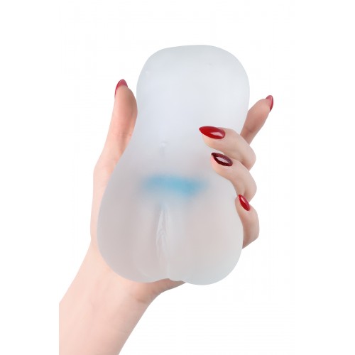 Мастурбатор реалистичный TOYFA Juicy Pussy Hot Crystal, TPE, 14,5 см