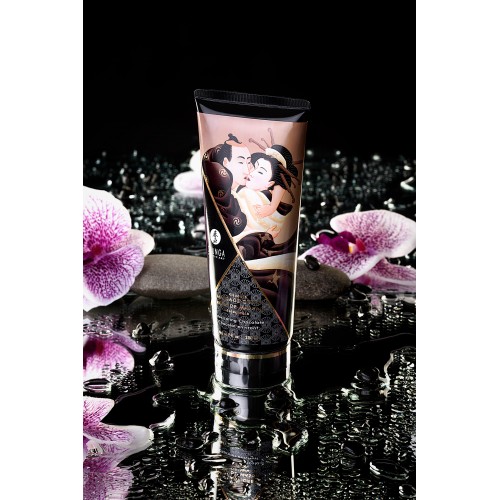 Массажный крем Shunga Intoxicating Chocolate, съедобный, со вкусом шоколада, 200 мл