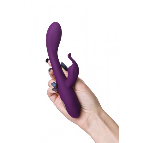 Вибратор для точки G с клиторальной стимуляцией Let it G, G-Spotter, силикон, фиолетовый, 19,5 см