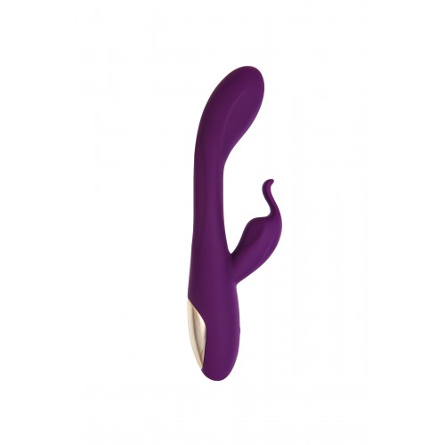 Вибратор для точки G с клиторальной стимуляцией Let it G, G-Spotter, силикон, фиолетовый, 19,5 см