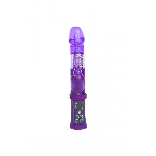 Вибратор с клиторальным стимулятором TOYFA A-Toys  , TPR, Фиолетовый, 22 см