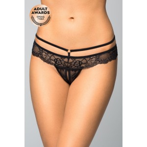 Стринги Softline Collection, черный, M/L (иной угол)