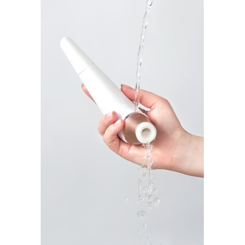 Вакуум-волновой бесконтактный стимулятор клитора Satisfyer 2 NG, ABS пластик+силикон, белый, 17см