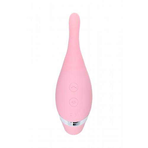 Многофункциональный стимулятор эрогенных зон Flovetta by Toyfa DAHLIA, силикон, розовый, 14 см