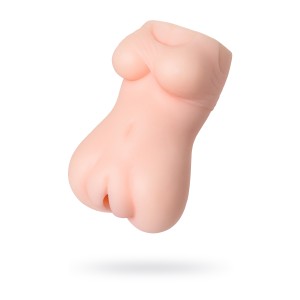 Мастурбатор реалистичный TOYFA Juicy Pussy Cherry Ripe, SoftSkin, телесный, 15см (иной угол)