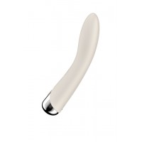 Вибратор для точки G с ротацией Satisfyer Spinning Vibe 1, силикон, бежевый, 17,8 см