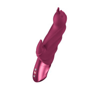 Вибратор Fun Factory DARLING DEVIL, силикон, бордовый, 20,5 см