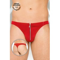 Стринги мужские с замочком SoftLine Collection, красный, XL